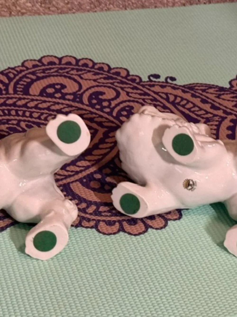 Pair of Foo Dog White Royal Seoul